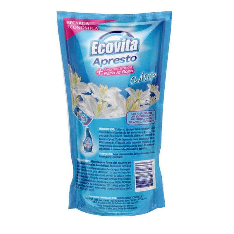 Apresto-Ecovita-Clasico-Aromatizante-Doypack-500ml-4-891841