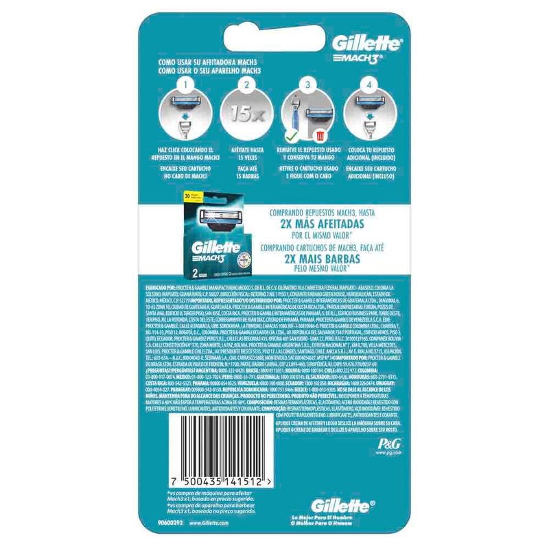 M-quina-De-Afeitar-Con-2-Repuestos-Gillette-Mach3-11-718254