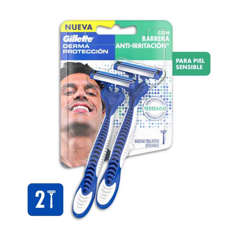 M-quina-De-Afeitar-Gillette-Derma-Protecci-n-2-Un-M-quina-De-Afeitar-Gillette-Derma-Protecci-n-2-Un-1-888761