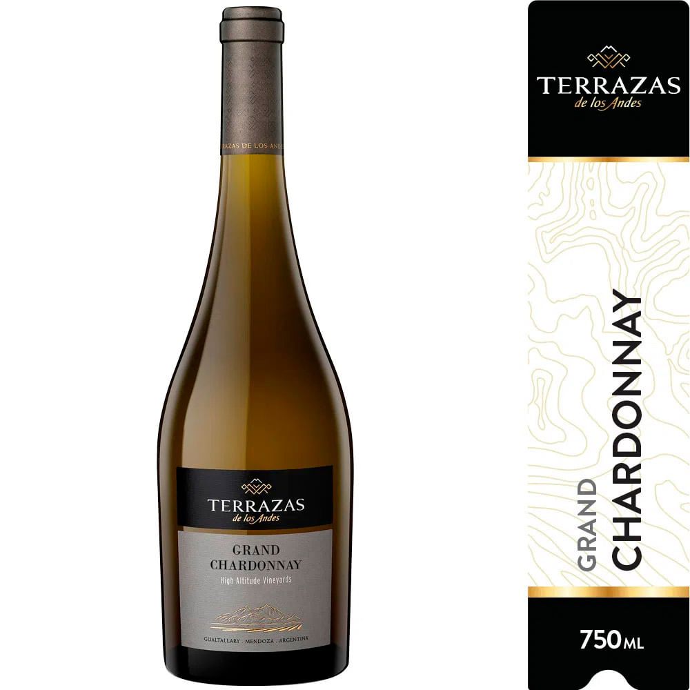 Vino Blanco Terrazas De Los Andes Grand Chardonnay 2021 750 Ml Jumbo