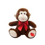 Peluche-Funnyland-Cain-Mono-Corazon-Rojo-25cm-1-943023
