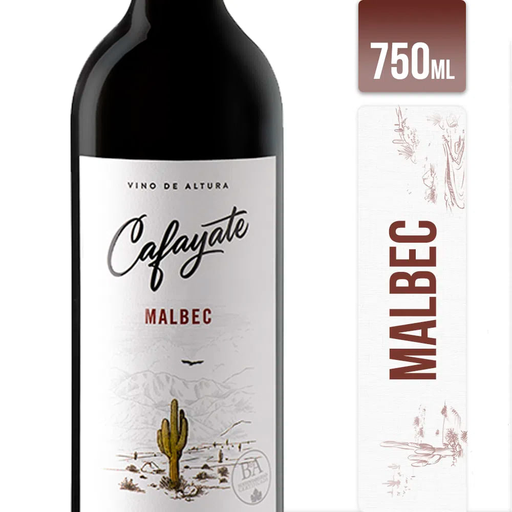 vino CAFAYATE MALBEC 6x750 - Jumbo