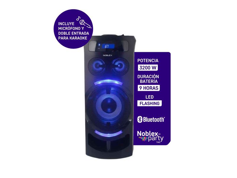 TORRE NOBLEX MNT290 BLUETOOTH/FM/USB - Vea