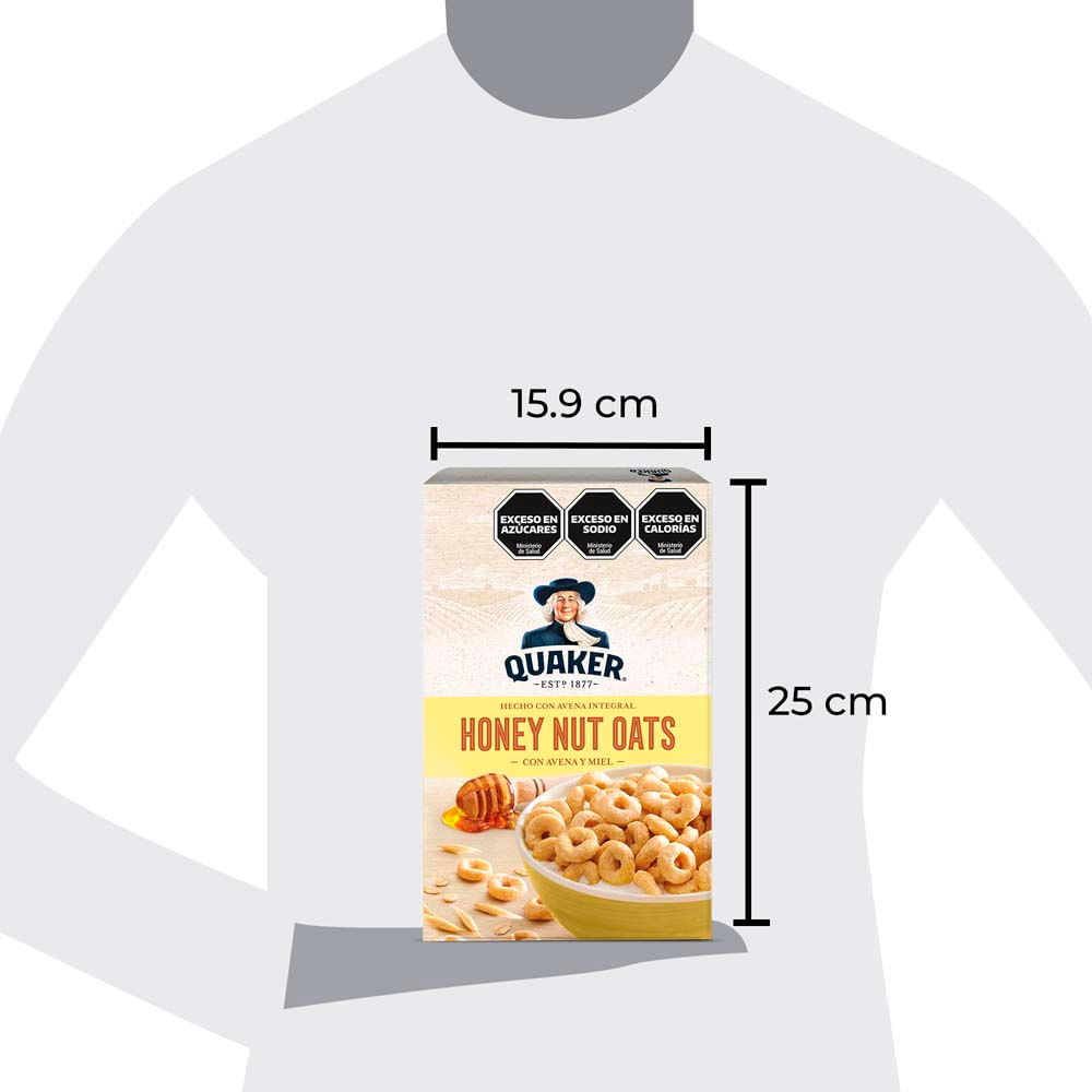 CEREALES CON AVENA Y MIEL QUAKER HONEY NUT OATS X 190 GR - Vea