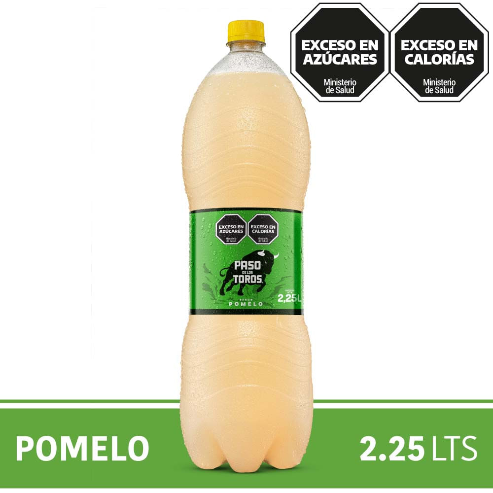 GASEOSA PASO DE LOS TOROS POMELO BOTELLA 2,25LTX1 Disco