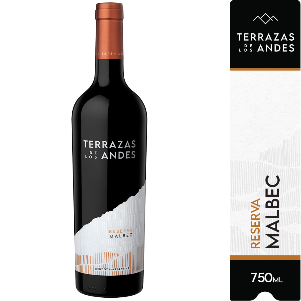 Vino Terrazas De Los Andes Reserva Malbec 750ml Jumbo