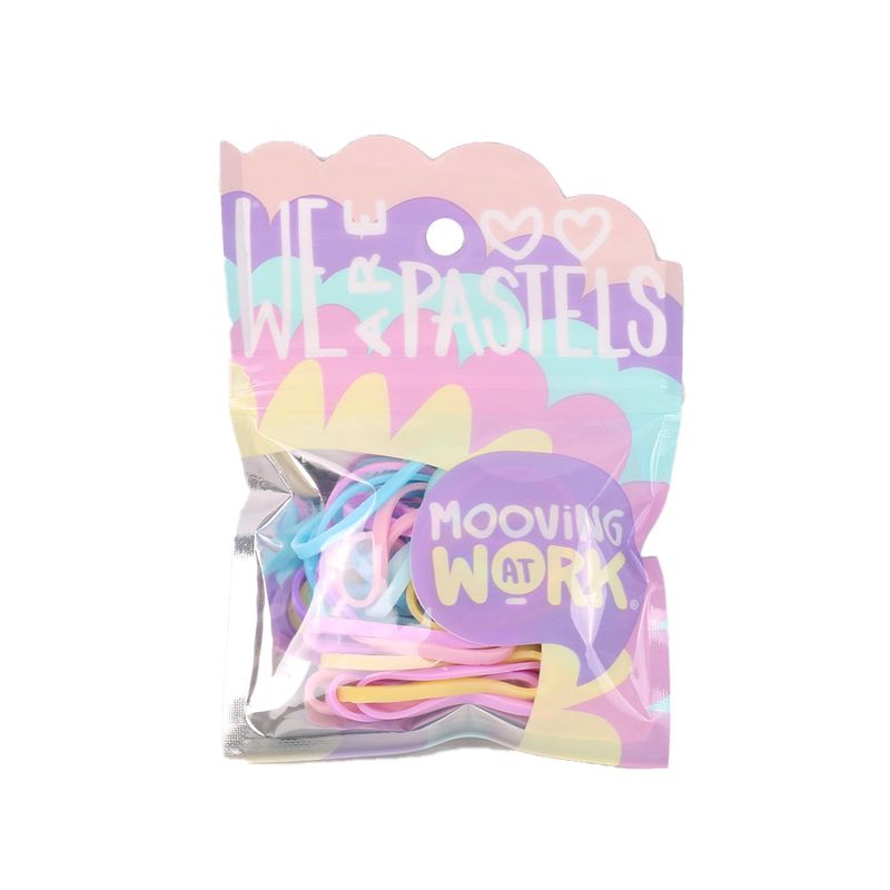 Maw Pastel Rubber Bands 16 Grs. Jumbo