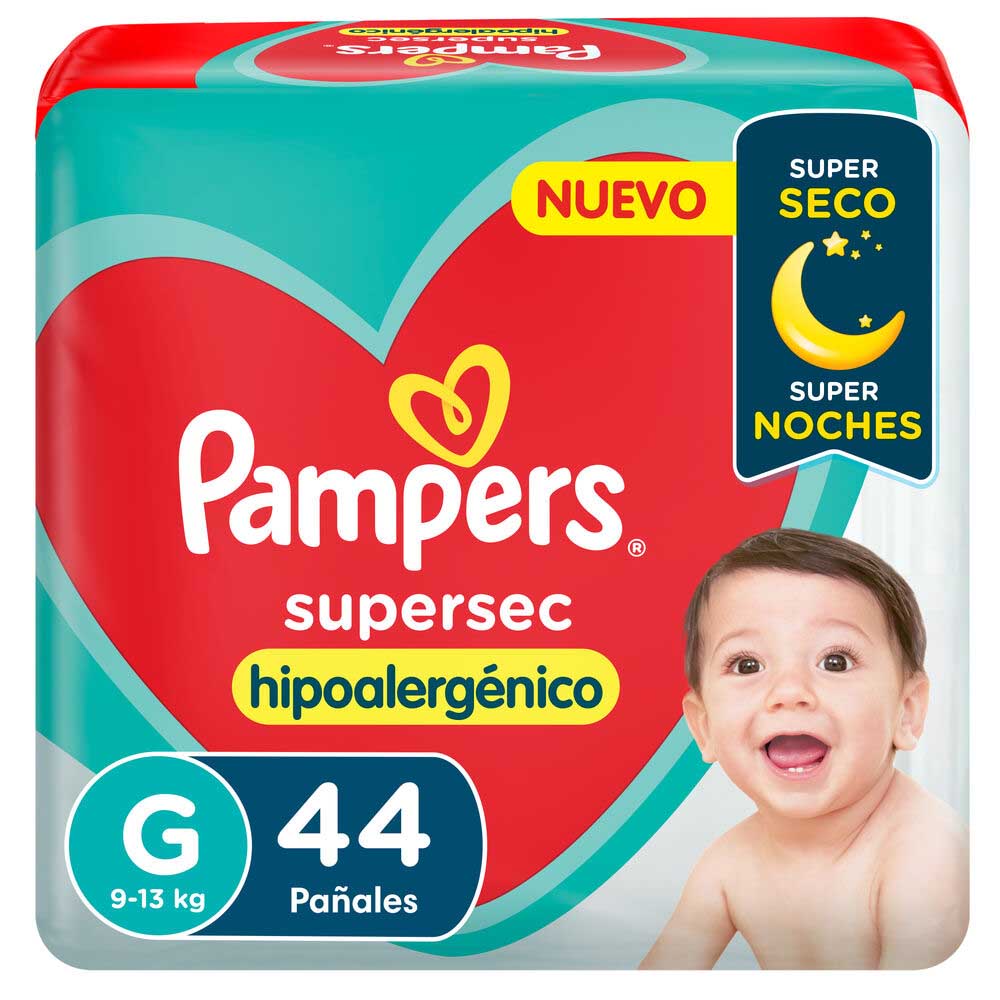 pañal PAMPERS supersec g 44u - Jumbo