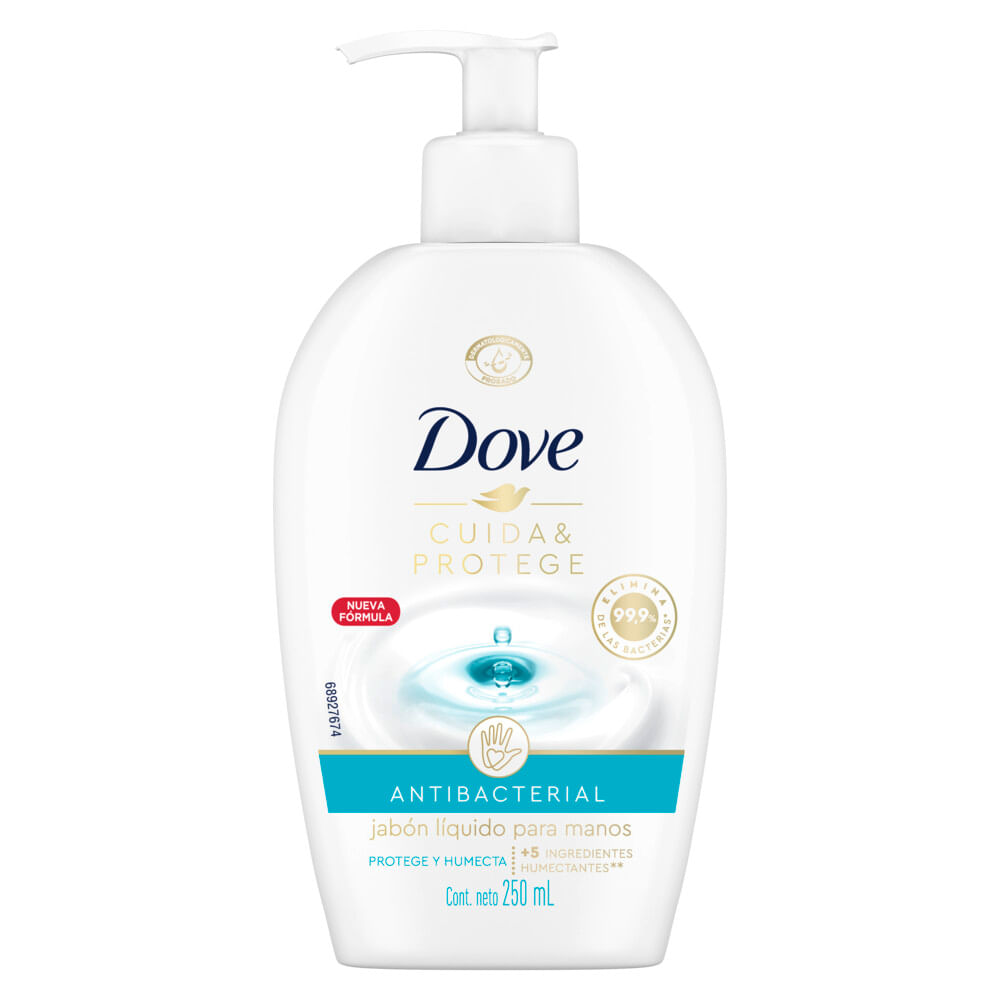 jabon liquido DOVE antibacterial humectante 250ml - Jumbo