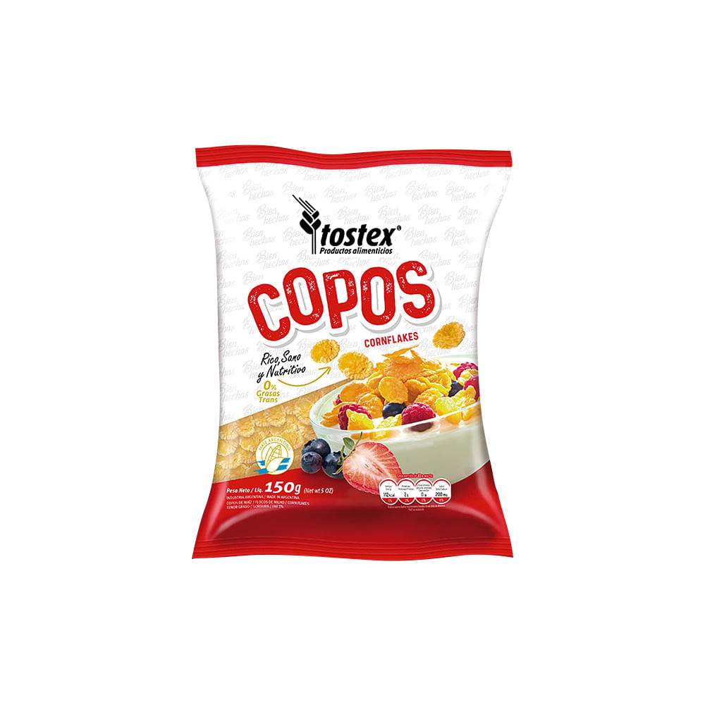 Copo De Maiz Tostex Azucarados X200g Disco