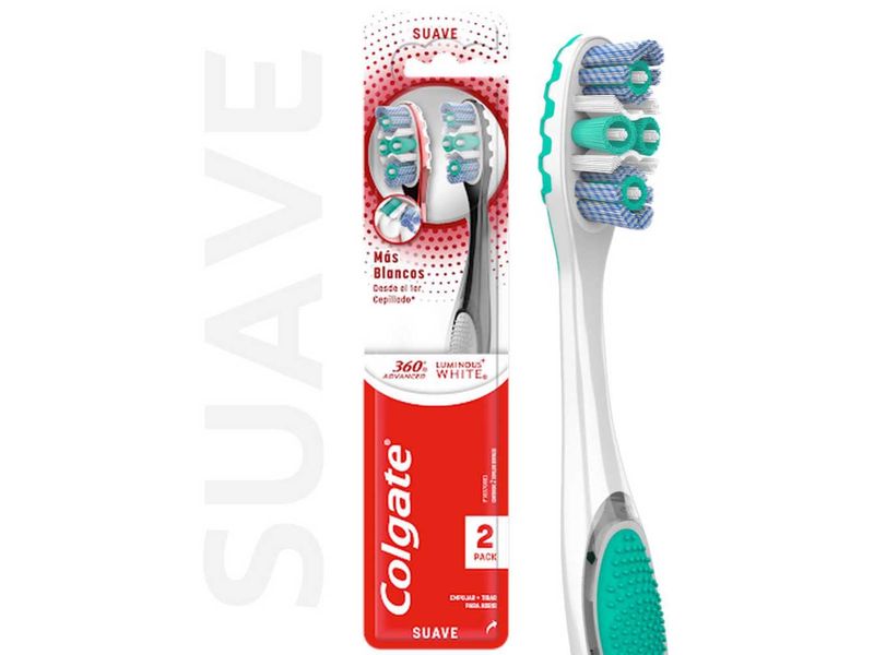 Cepillos dentales Colgate® Optic White®, limpieza y salud