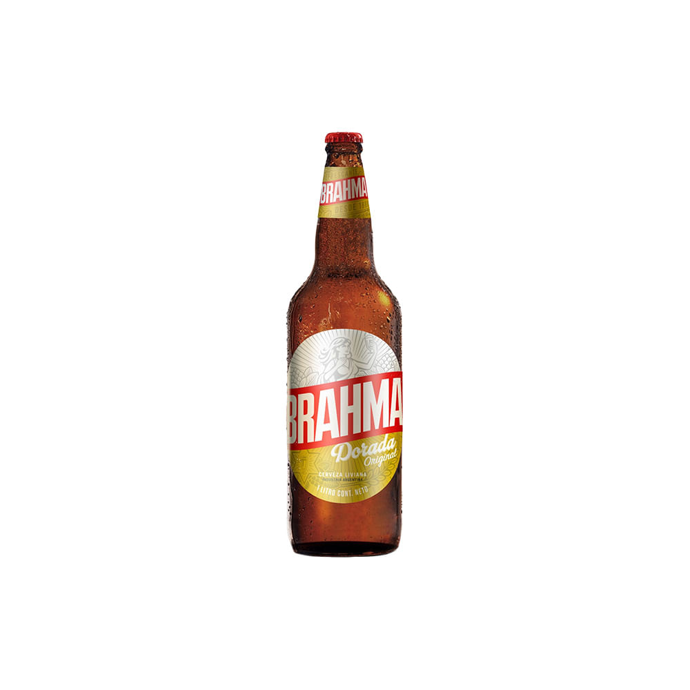 Cerveza Brahma Dorada Retornable 1 L - Vea