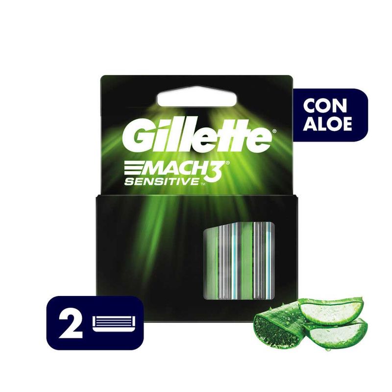 Repuestos-De-Afeitar-Gillette-Mach3-Sensitive-2-Un-1-888745