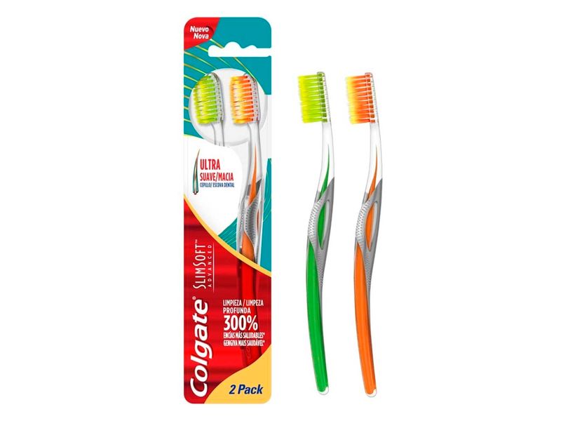 Comprar Cepillo Dental Colgate Slim Soft 2 Pack