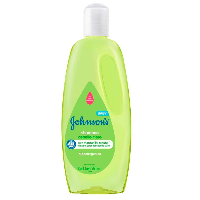 Shampoo Para Bebé Johnson's Cabello Claro X 750 Ml. Vea