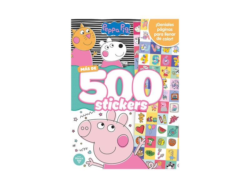 LIBRO P/PINTAR VERTICE SUPER COLOR PEPA PIG