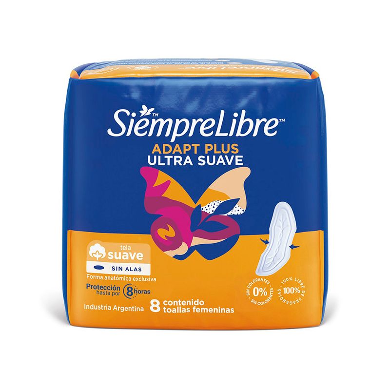 Toallas-Femeninas-Siempre-Libre-Adplus-8u-Toallas-Fem-Siempre-Libre-Adapt-Plus-Alas-8-Un-1-997967