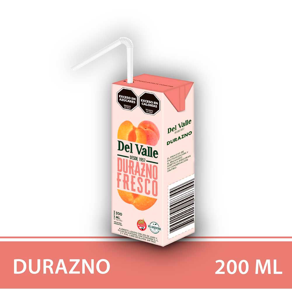 Jugo Del Valle Kids Durazno 200 Ml