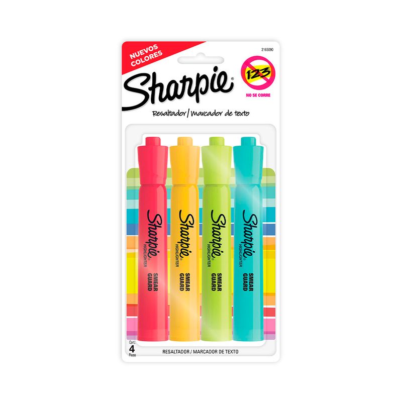 Resaltador-Tank-Fluo-Surtido-Bx4-Sharpie-1-999604