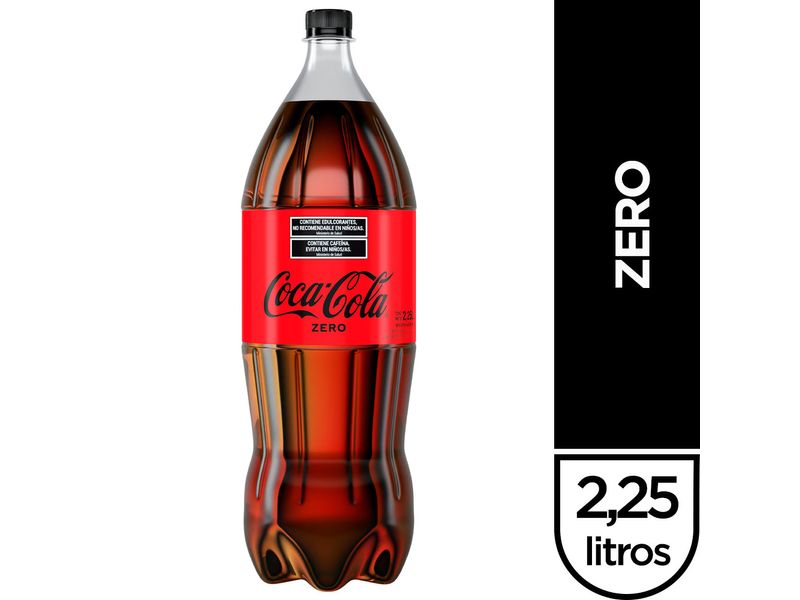 Coca Cola zero azúcar pack 2 botellas 2 l.
