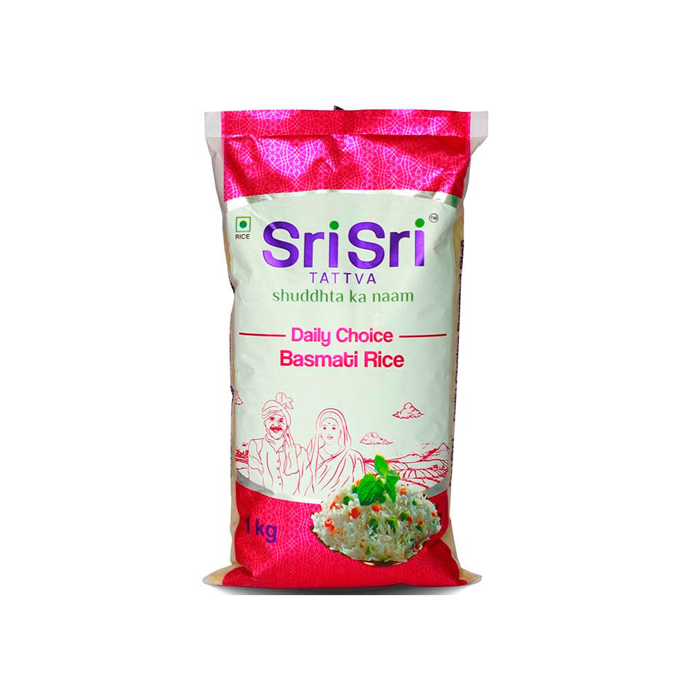 Basmati Daily Rice Sri Sri Tattva 1 Kg Jumbo