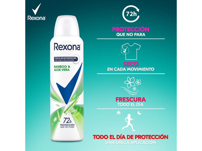 Comprar Desodorante Rexona Dama Bamboo Y Aloe Vera Aerosol - 150ml
