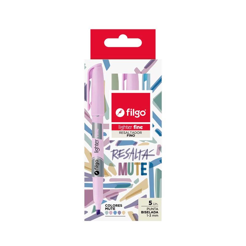 Resaltador-Lighter-Fine-Estuche-5-Mute-Filgo-1-1001141