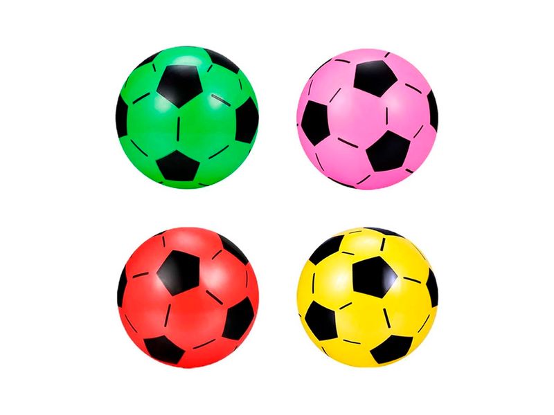 Pelota De Futbol Plastica Vs Colores