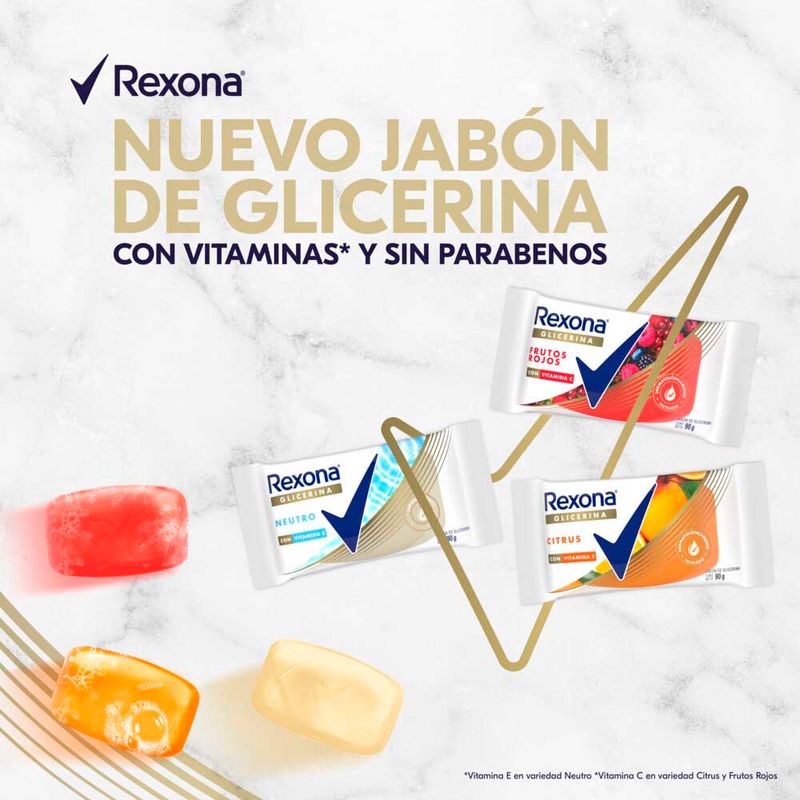 JabÓn De Glicerina En Barra Rexona Neutro 90 G Jumbo 6822