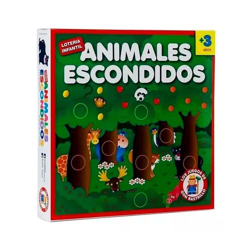 Juego De Mesa Ruibal X 1 Un Animales Escondidos  Cja 1 Un.