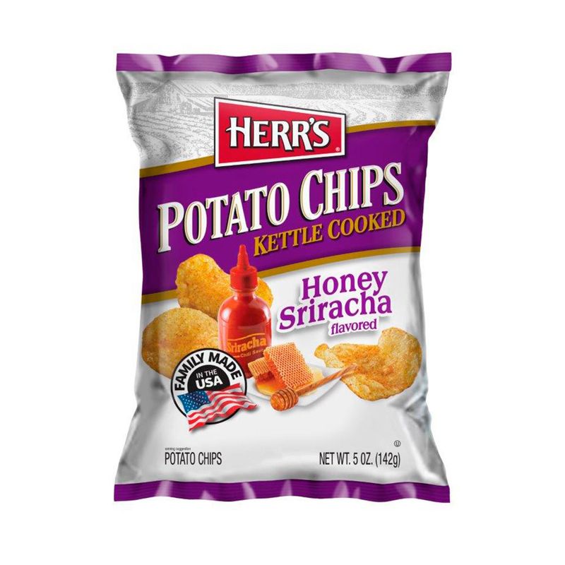 Snacks HERR’S Honey Sriracha Kettle Cooked Chi Disco
