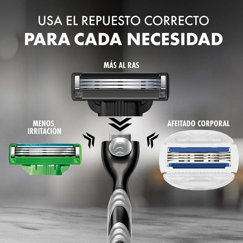 Repuesto-Para-M-quina-De-Afeitar-Gillette-Mach3-Carbono-Con-3-Hojas-2-Uds-6-958497