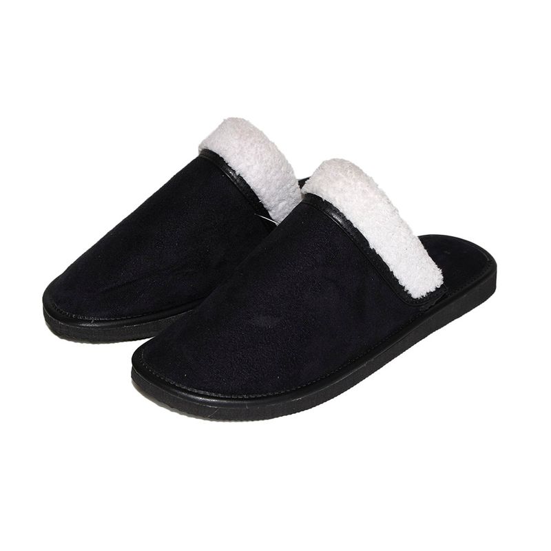 Pantufla-Hombre-Microfibra-Piel-39-44-Negro-U-Pantufla-Hombre-Microfibra-Piel-39-40-Negro-U-2-1007092