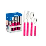 Juego-De-Cubiertos-Fucsia-16-Piezas-Tramontina-1-1015016