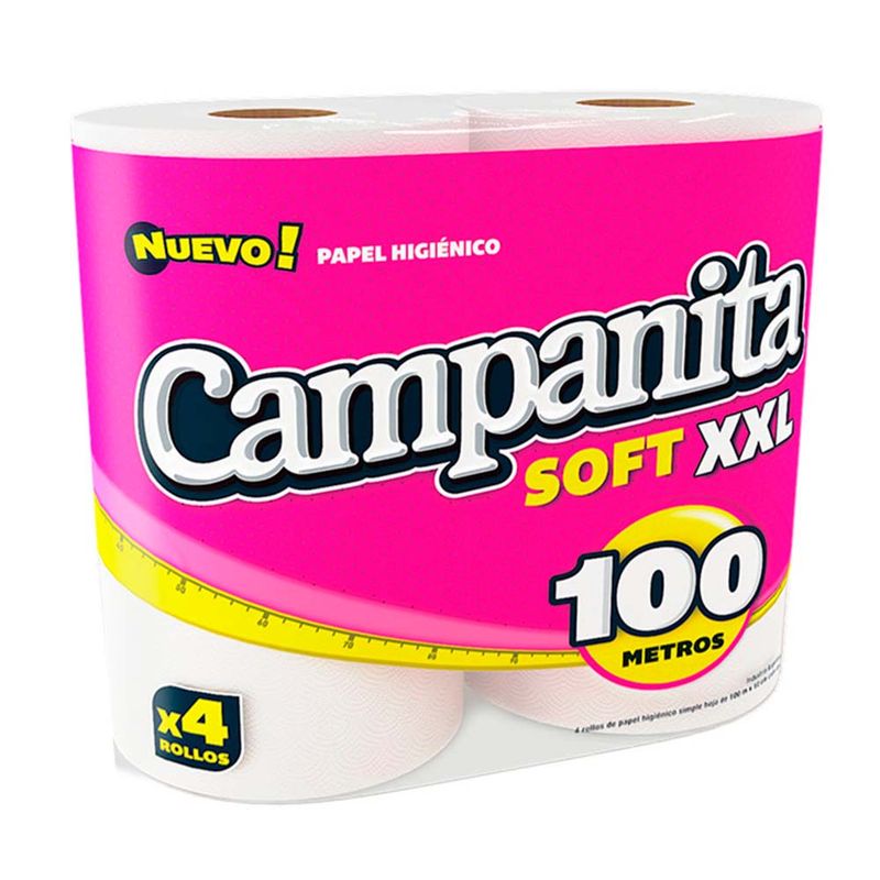 Papel-Higienico-Campanita-Xxl-Hoja-Simple-X-4-Unidades-De-100-Metros-Por-Rollo-Paq-40-m2-Sin-1-32268