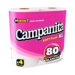 Papel-Higienico-Campanita-Xl-Plus-X-80-Hoja-Simple-X-4-Unidades-De-80-Metros-Por-Rollo-Paq-32-1-781022