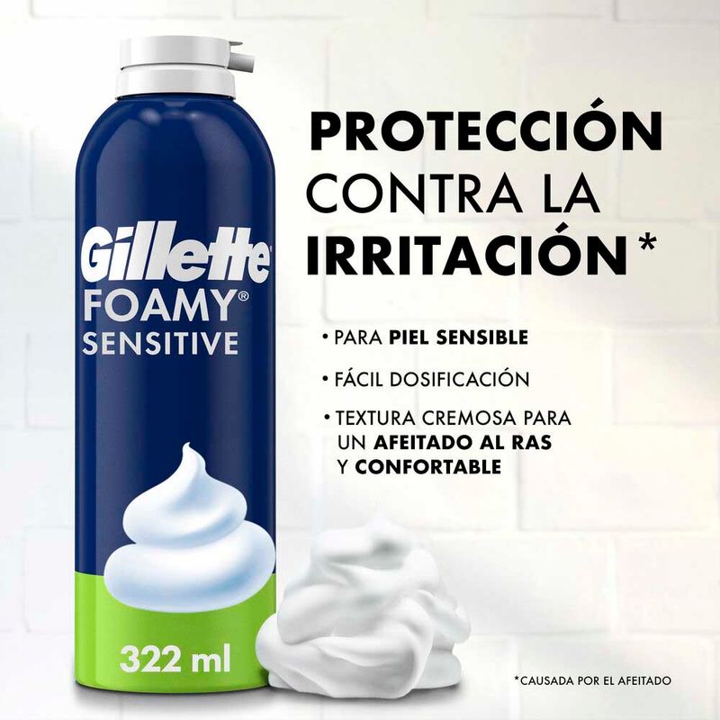 Espuma-Afeitar-Gillette-Foamy-Sensitive-322-Ml-2-942451