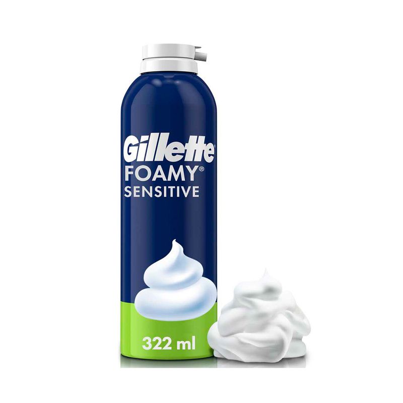 Espuma-Afeitar-Gillette-Foamy-Sensitive-322-Ml-1-942451