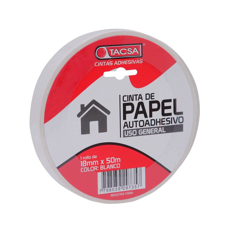 CINTA-DE-PAPEL-Uso-General-18mm-x-50m-Blanco-TACSA-Cinta-De-Papel-Uso-General-Tacsa-Blanco-18-Mm-X-50-Mm-1-1018815