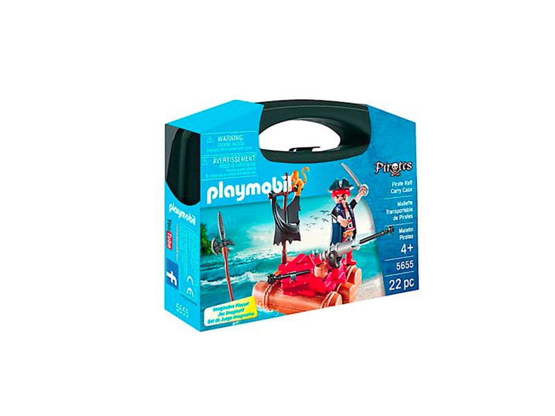 Figura Maletin Piratas Playmobil Jumbo