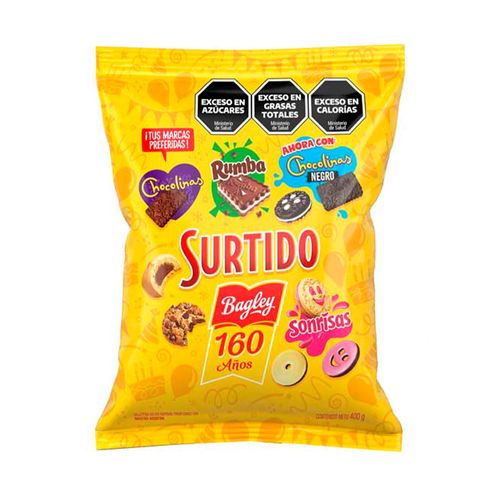 Galletitas Surtido Bagley 400 Gr