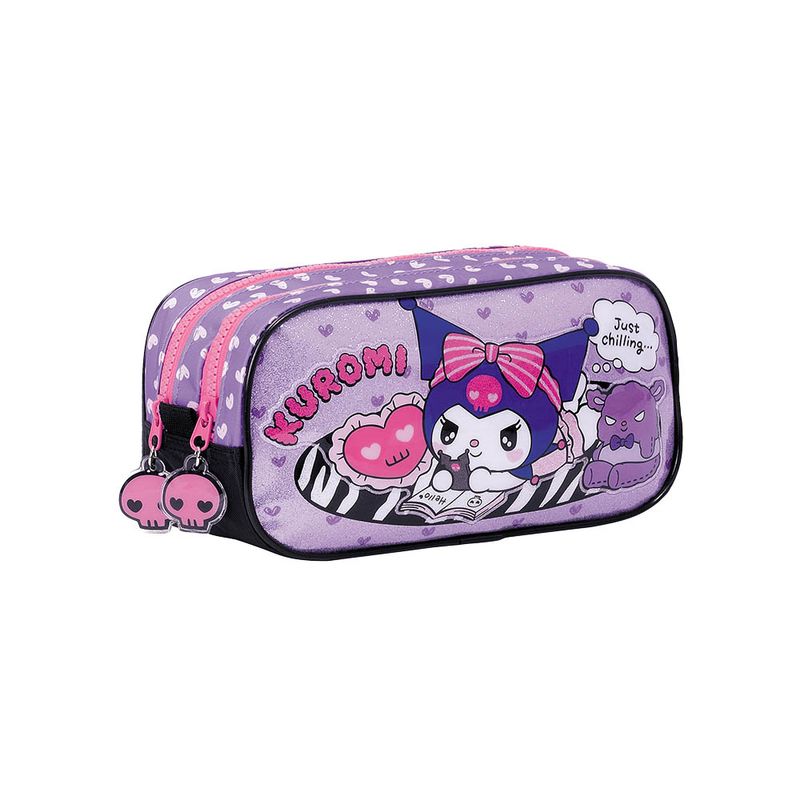 Cartuchera-Portalapiz-Kuromi-Doble-Wabro-1-1030237