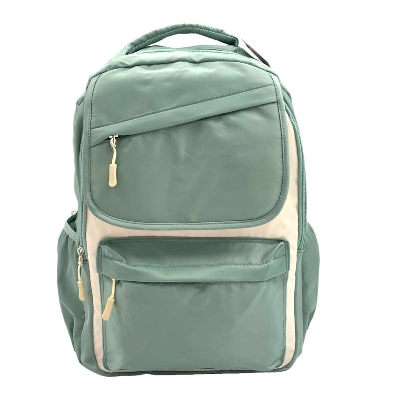 Mochila-Escolar-Bicolor-Menta-Beige-Club-Maxx-1-1020419