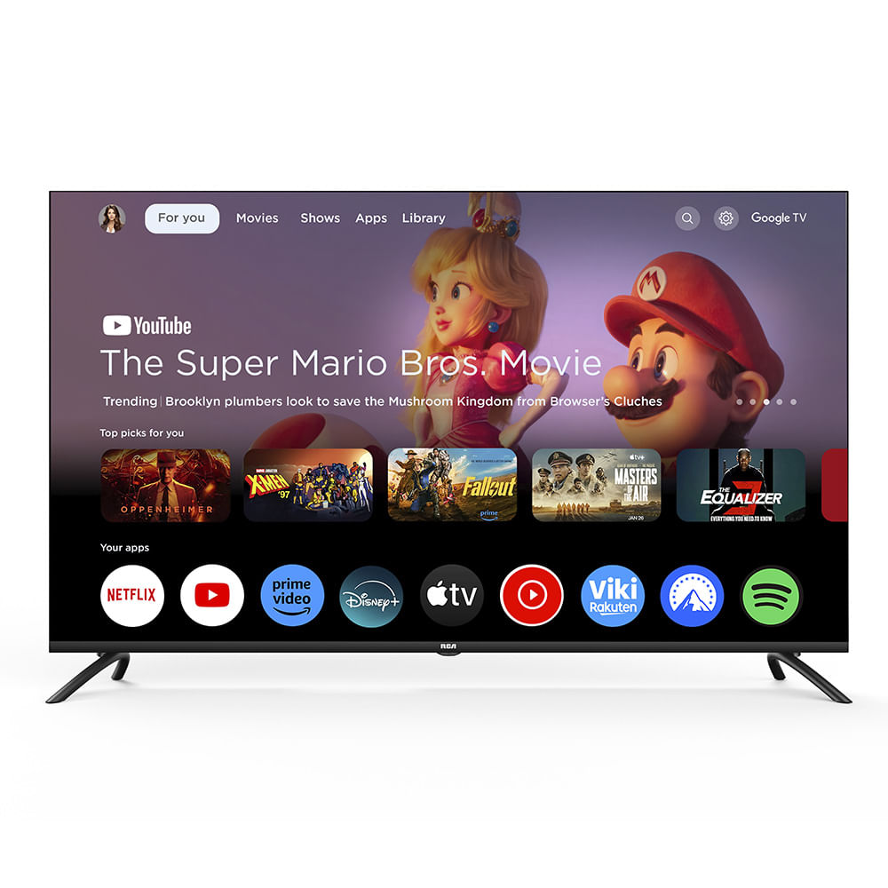 Smart TV 50' Android QLED QL50CH100 4K RV RCA - Vea